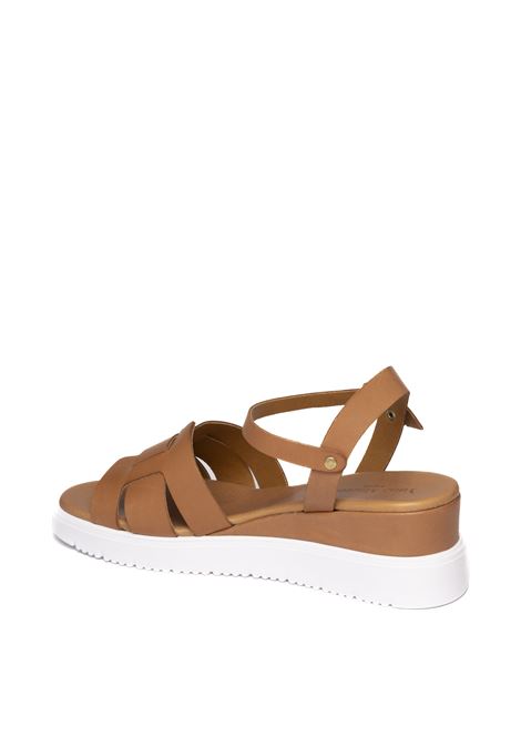 Tan leather sandal YUNA MARSELLA | FZ-318VIT-CUOIO